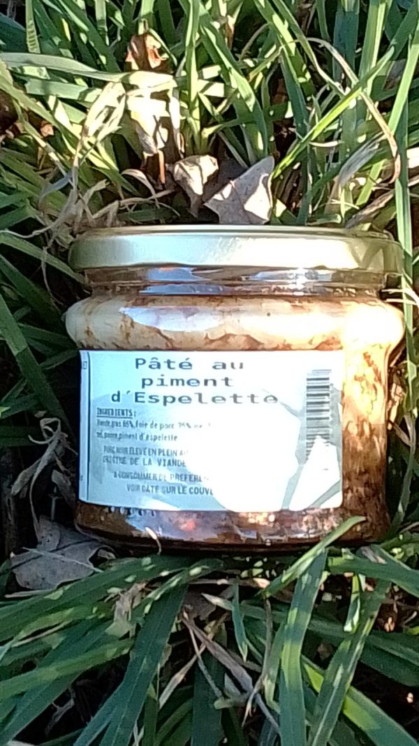 Pâté de campagne aux piment d'Espelette 180 gr