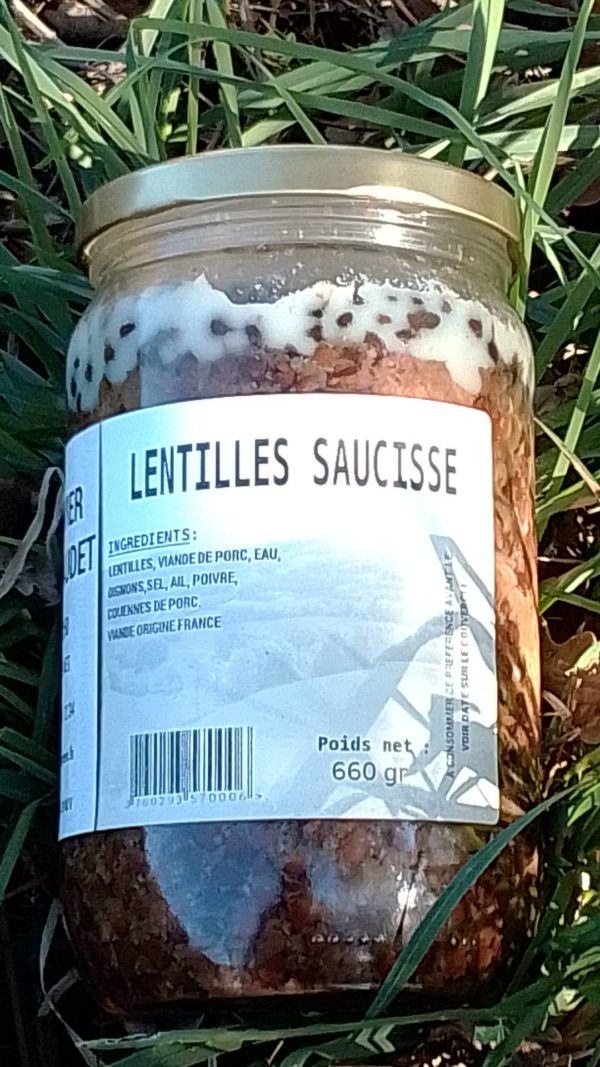 Lentilles saucisse en 660 gr – Image 2